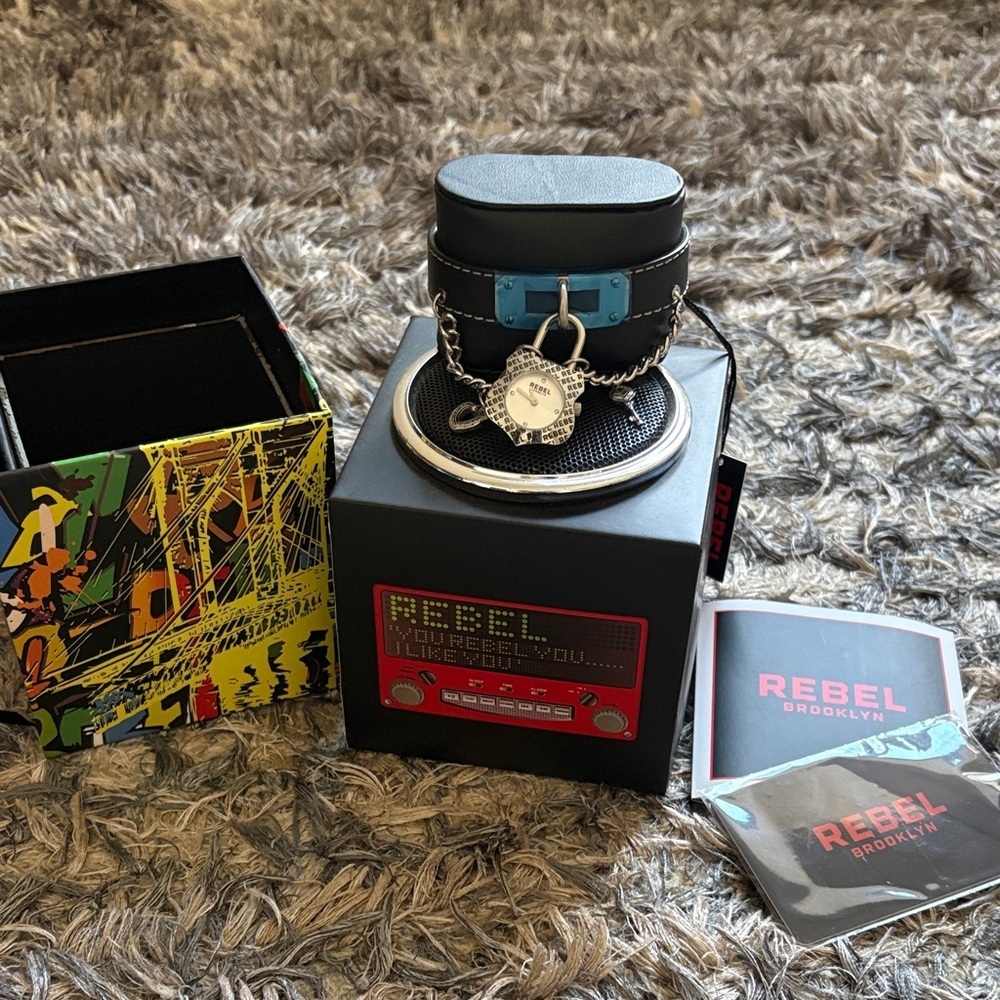Rebels Women's Watch with Chain Accents